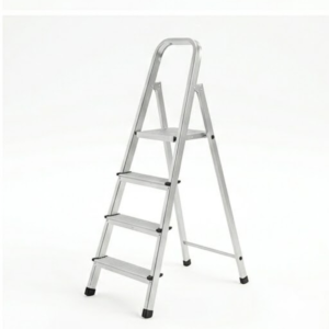 Escada de Alumínio Doméstica – 4 Degraus Safety Plus