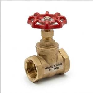 Registro de Gaveta Bruto – 3/4" Metal Premium